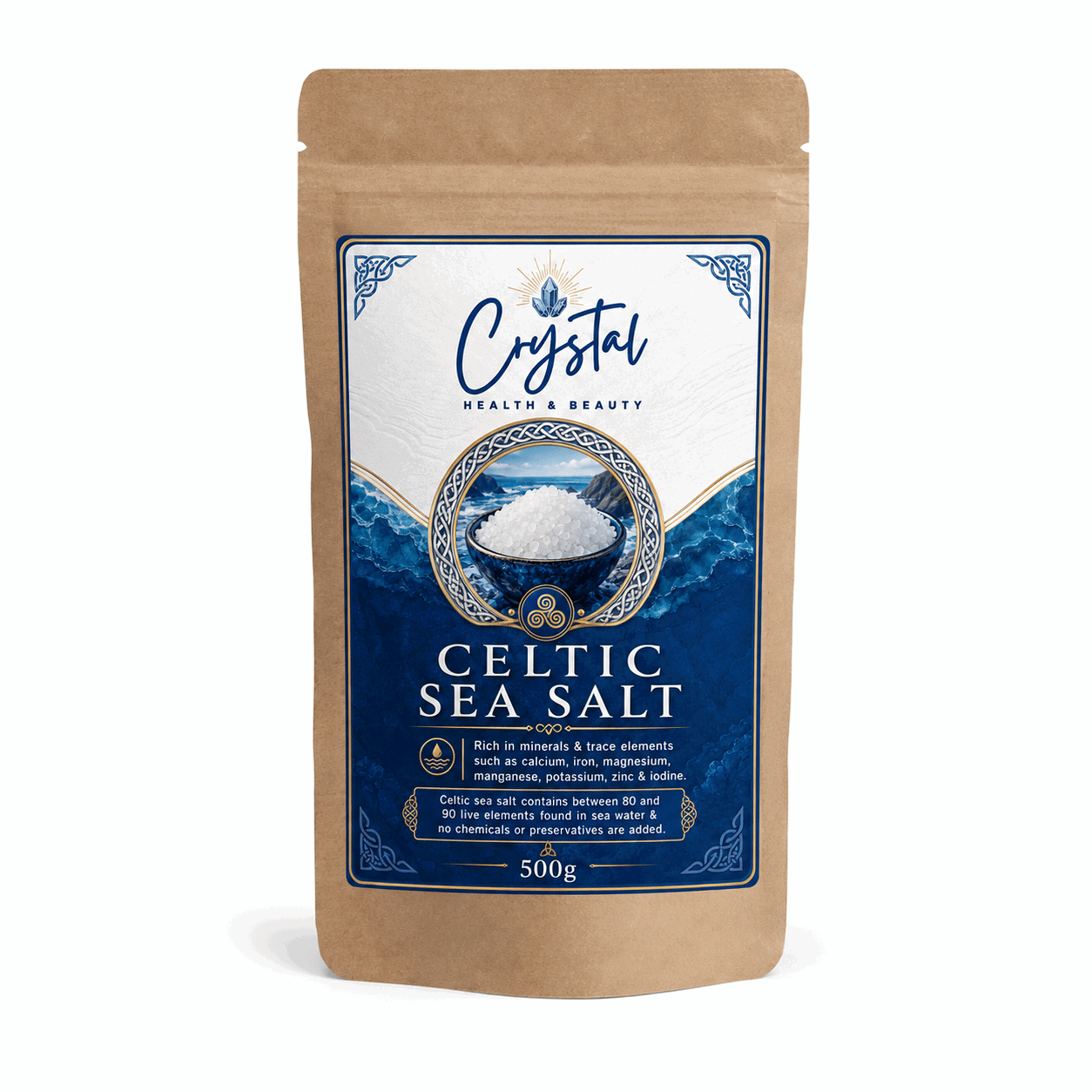 Organic Coarse Celtic Sea Salt 500g