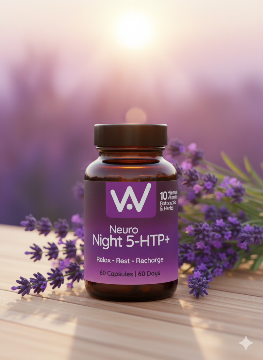 Neuro Night 5-HTP+ 9 Ingredients - 60 Capsules from Crystal Health & Beauty