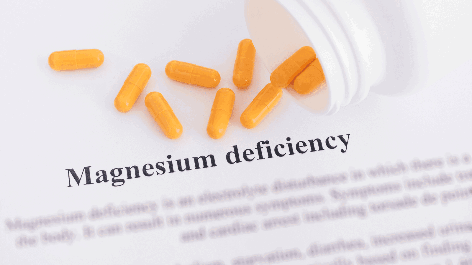Magnesium Deficiency: 10 Signs to Look Out For
