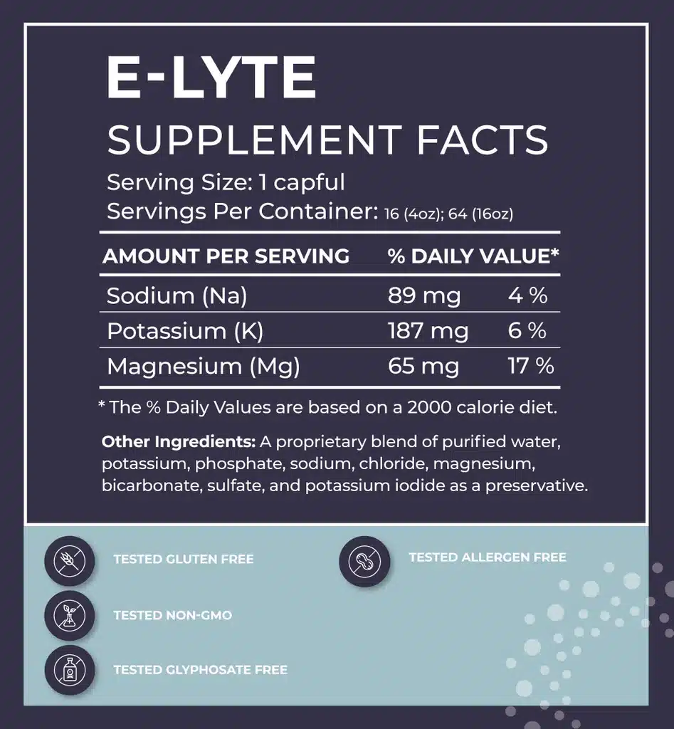 E-Lyte Balanced Electrolyte Concentrate 16 oz. - Image 2