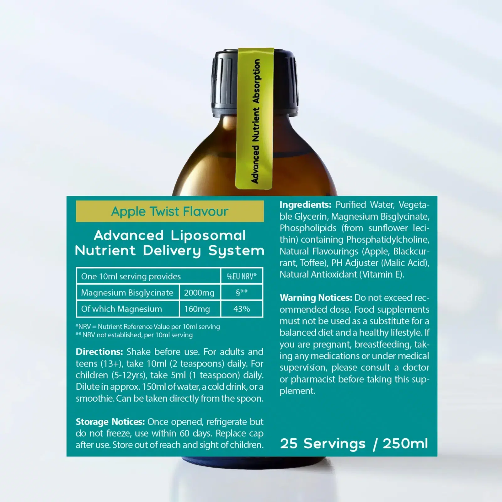 Liposomal Magnesium Bisglycinate Liquid - Image 4