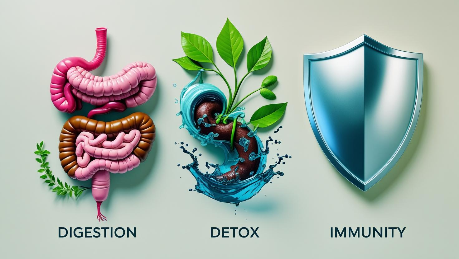 Fulvic acid minerals and digestive wellness, shown through natural organic matter