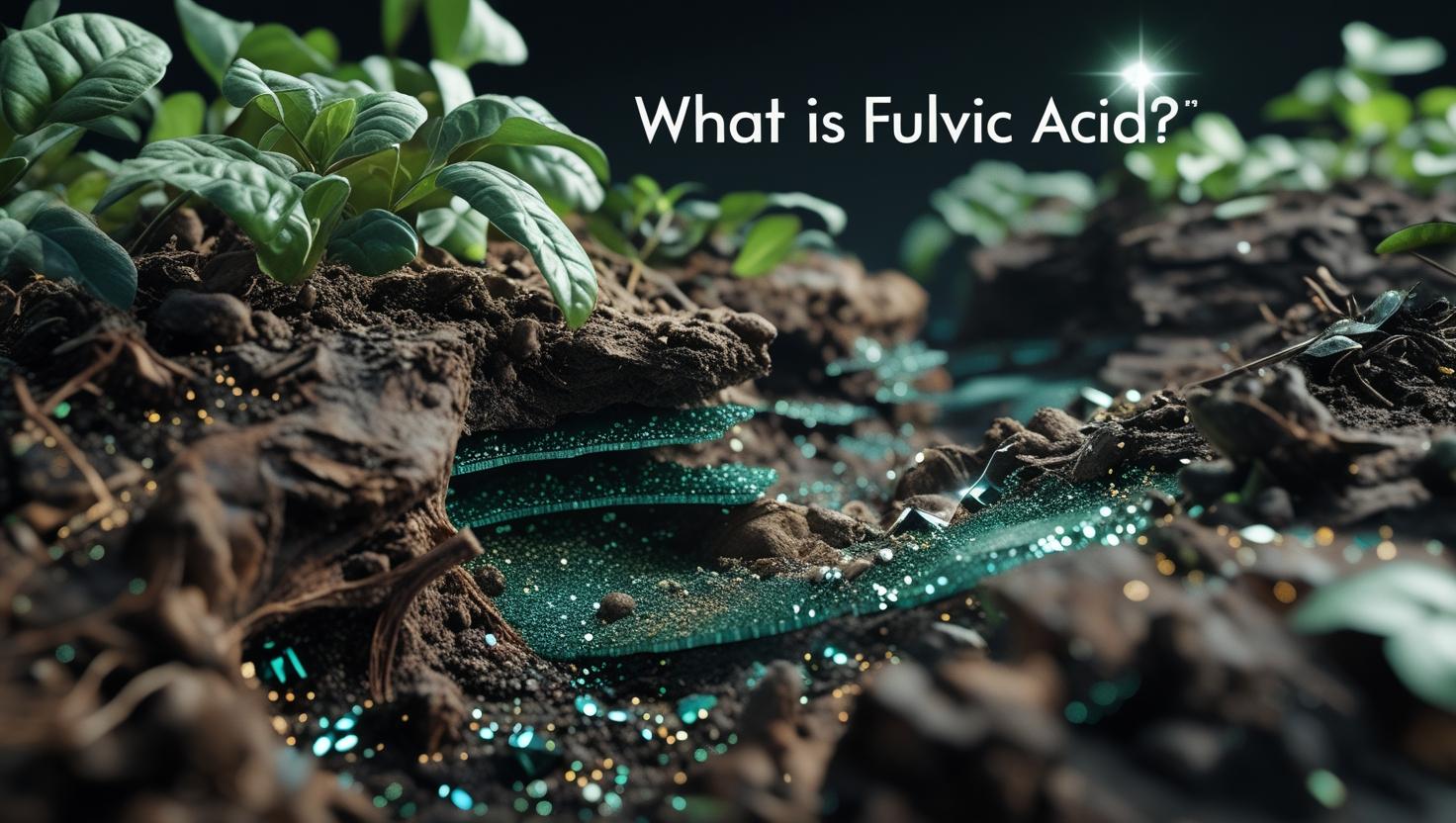 Fulvic acid minerals formed from natural organic matter in mineral-rich soil