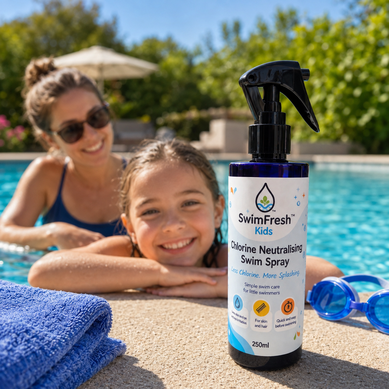 SwimFresh Kids Chlorine Neutralising Swim Spray - Image 3