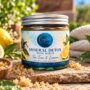 Crystal Health & Beauty Mineral Detox Body Scrub, tea tree and lemon, jar front